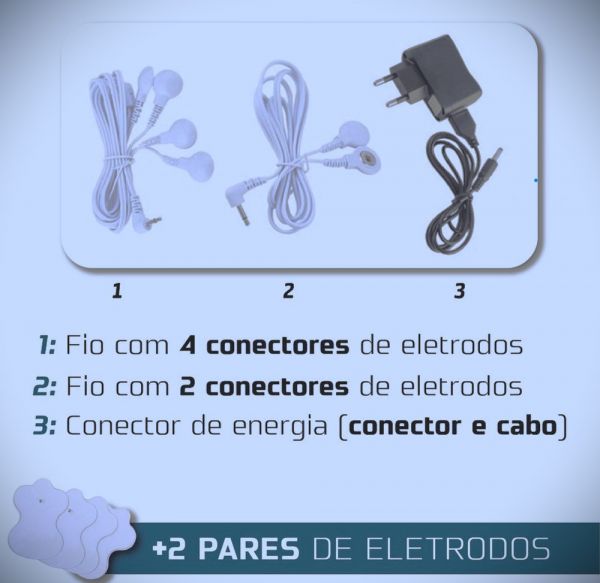 Aparelho Tens E Fes De Fisioterapia Profissional Portátil Q-2498