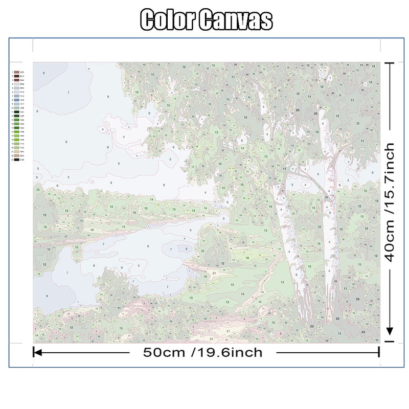 Pintura Terapêutica numerada - Natureza